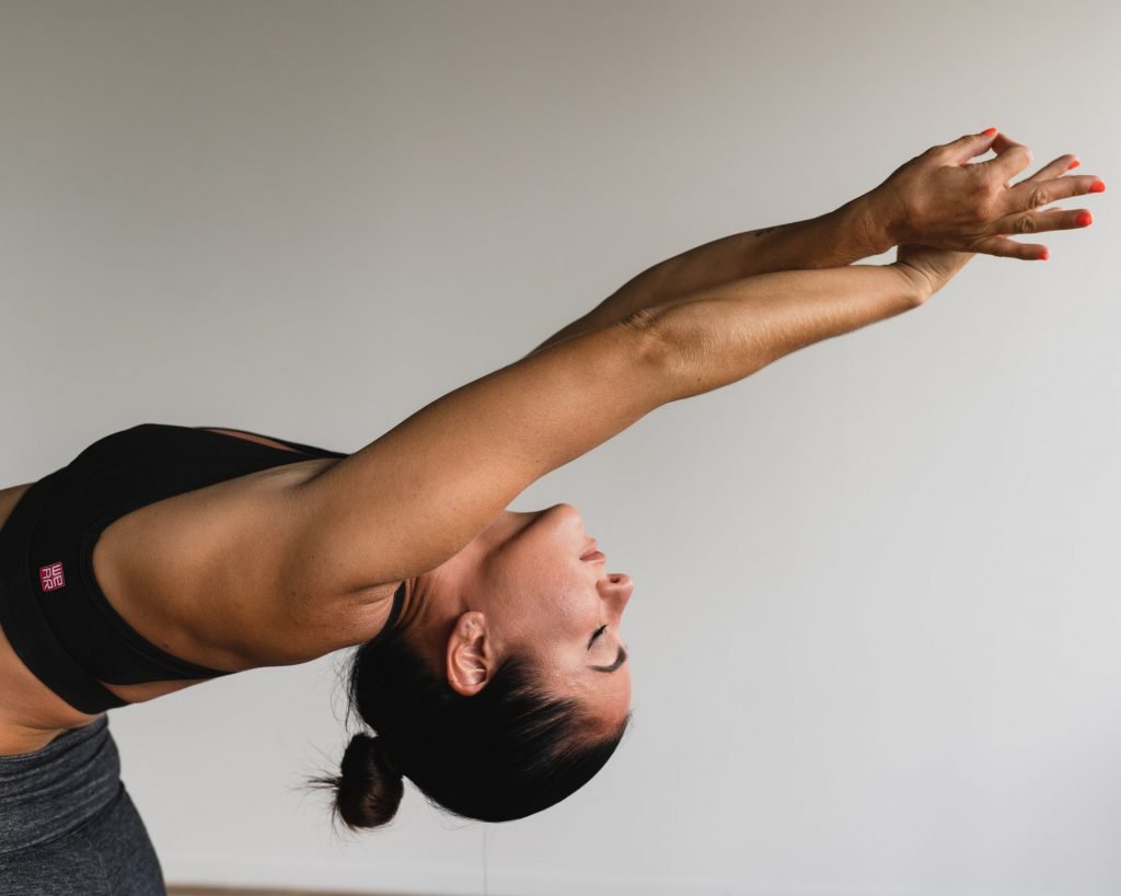 Vinyasa yoga practice